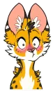 Стикер Khaleesi Serval