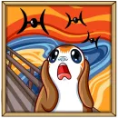 Стикер Porg