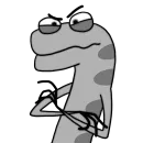 Стикер King of Lizard
