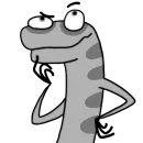 Стикер King of Lizard