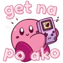 Стикер Kirby