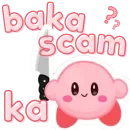 Стикер Kirby