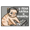 Стикер Kitty Litter