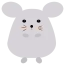 Стикер Cute mouse