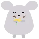 Стикер Cute mouse