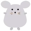 Стикер Cute mouse