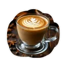 Стикер Кофе