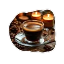 Стикер Кофе