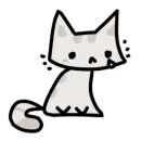 Стикер Кот Мяка