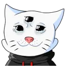 Стикер Кот Рукав