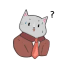 Стикер котичай