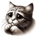 Стикер Котэ