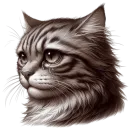 Стикер Котэ