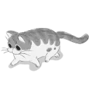 Стикер Котик Кирюга