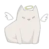 Стикер Cat >:D