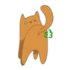 Стикер Cat >:D