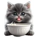 Стикер Котенок