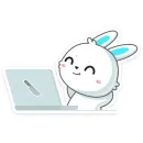 Стикер Кролик Гоша