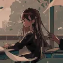 Стикер Пельмени и круассаны