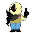 Стикер Кто лучший выживший в Forsaken