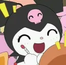 Стикер my melody and kuromi