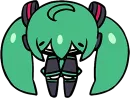 Стикер Hatsune Miku and the Piapro Family