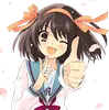 Стикер The Melancholy of Haruhi Suzumiya
