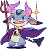 Стикер TINY DEVIL "HORN" STICKERS
