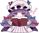 Стикер Touhou Project Engraved Book