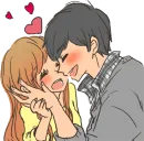 Стикер snuggling sticker