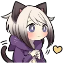 Стикер Сиамская кошечка