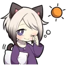 Стикер Сиамская кошечка