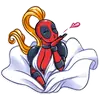Стикер Lady Deadpool