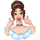 Стикер Lady Marie