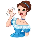 Стикер Lady Marie