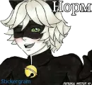 Стикер Lady bug Cat noir
