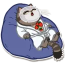 Стикер Lazy BamBam