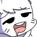 Стикер Фёдор ленивый песец