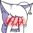 Стикер Фёдор ленивый песец