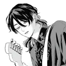 Стикер варенье из розового сердца