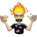 Стикер Елена Художник