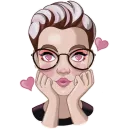 Стикер Елена Художник