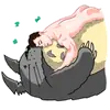 Стикер Leo totoro man unicorn