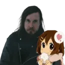 Стикер Летов and Anime