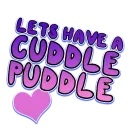 Стикер Lets Have a cuddle