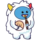 Стикер LightAndFreedom Cake Monster Boom Pack