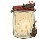 Стикер Light in the darkness