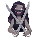 Стикер ЛИЛЛИТ МОНСТР