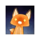 Стикер Лис Амперчик