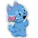 Стикер Little Kitty Bo